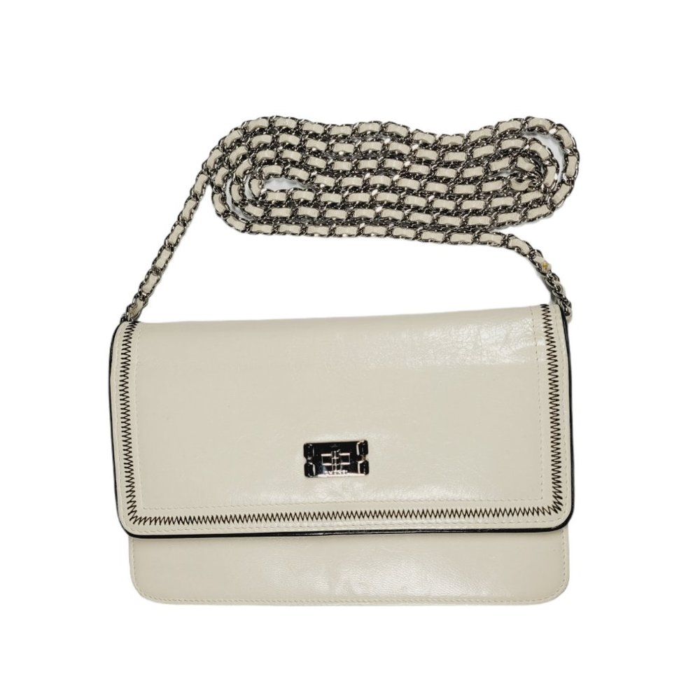 Chanel Wallet on a Chain | Cream Clutch